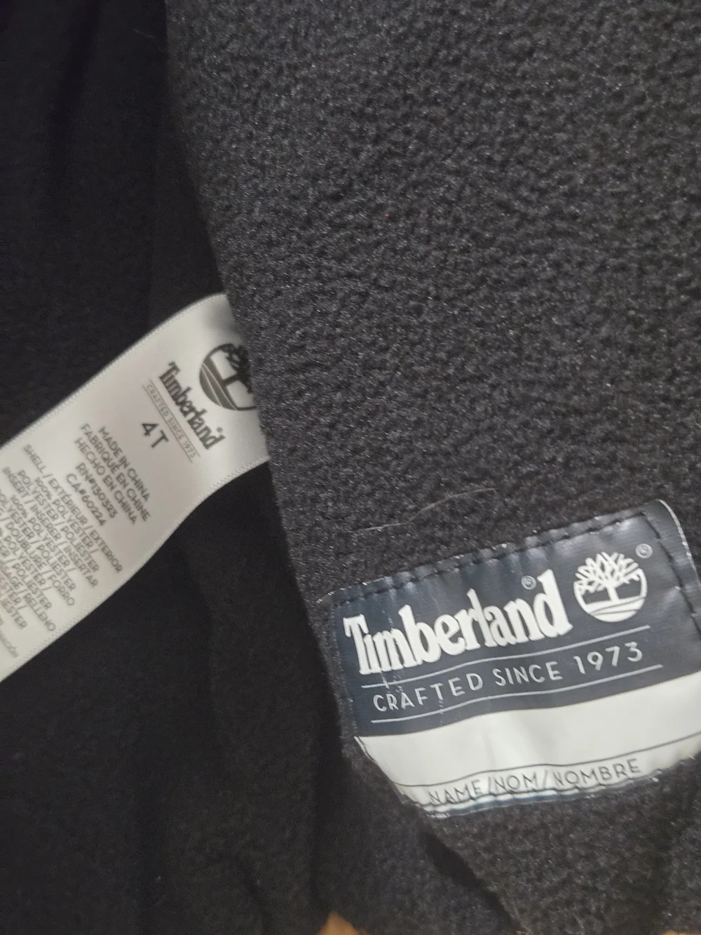 Timberland Kids Hooded Puffer Jacket - Tan